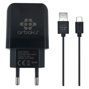 Arbaks ARB-014 Şarj Cihazı + Type-C Kablo