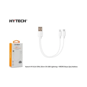 Hytech HY-X114 2in1 20cm 3A Usb Şarj Aleti